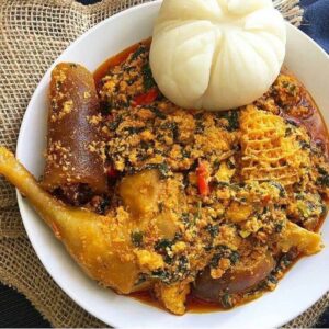 Fufu with Egusi Soup