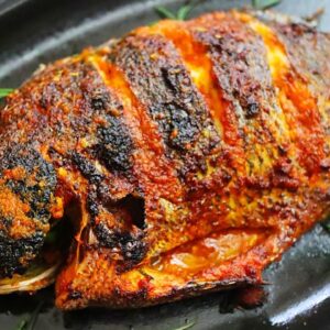 Big Grilled Tilapia Fish